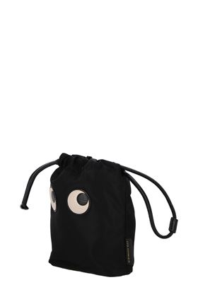 Eyes tote bag with drawstring Anya Hindmarch | 152983Black